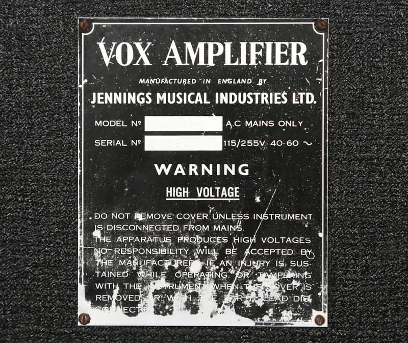 Vox AC-15/T Twin 2-Channel 15-Watt 2x12" Guitar Combo 1962 - 1968 image 3