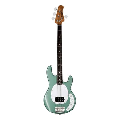 Sterling by Music Man StingRay RAY34 Bass Guitar - Dorado Green - Open Box image 2