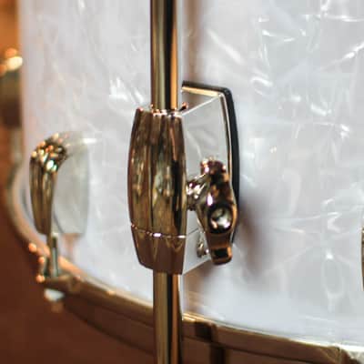 Slingerland Radio King White Marine Pearl Drum Set - 14x22, 9x13, 16x16 image 6