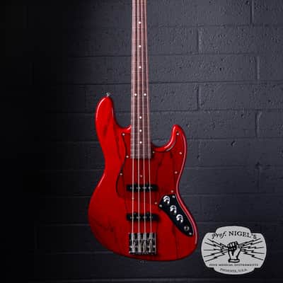 Momose MJ2-PH Jazz Bass – Purpleheart Neck – Burner Ash MIJ image 25