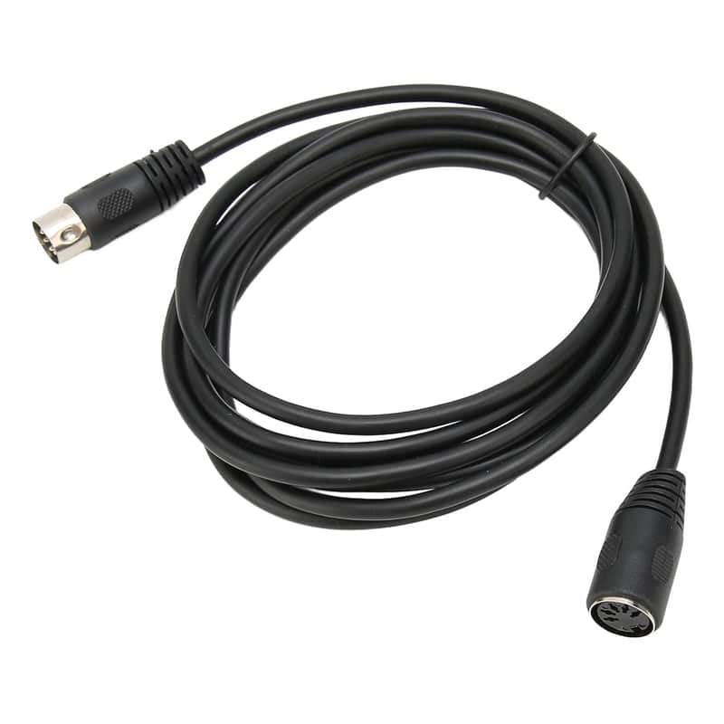 MIDI Cable, 9.8ft MIDI Din Extension Cable with 5 Pin DIN Connector Male to Female Audio Cable MIDI Din Extension Cable Audio MIDI Adapter Cable for MIDI Keyboard,Synth,Sampler,External Sound Card image 1