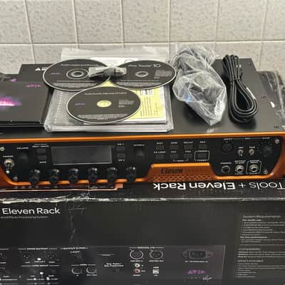 Avid Eleven Rack Guitar Multi-Effects Processor and Pro Tools Interface with pro tools 10 ilok2 and dvds image 1