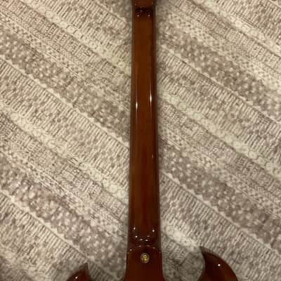 2016 Dean USA Exotic Gran Sport NAMM Show 1-Off Flamed Redwood! w/OHSC image 7