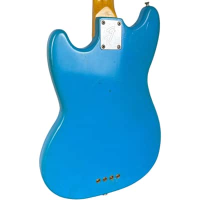 Fender Japan Mustang Bass 1997-2000 - Blue Repaint image 5