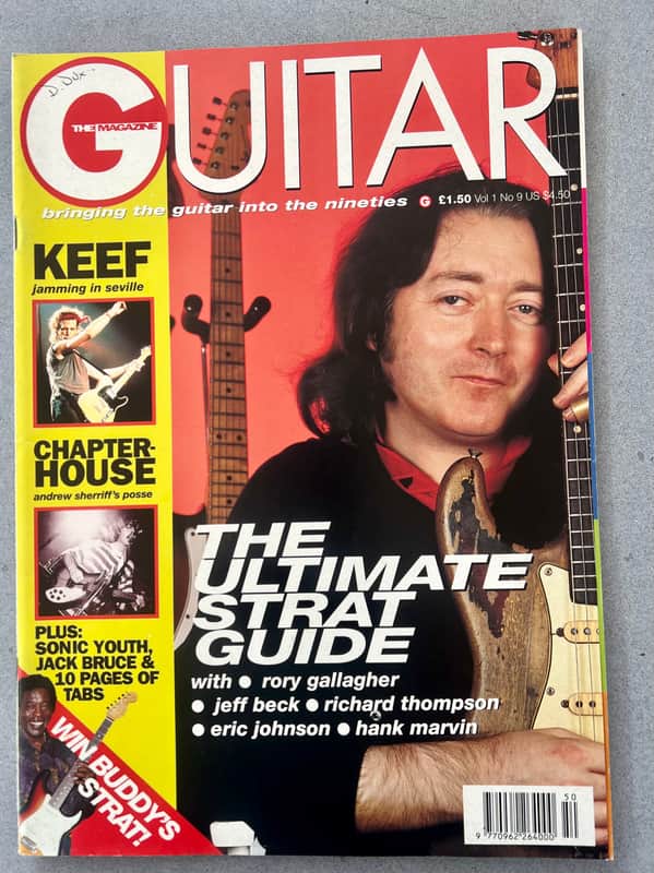 Guitar Magazine Rory Gallagher Stratocaster Issue 1992 - Multi image 1
