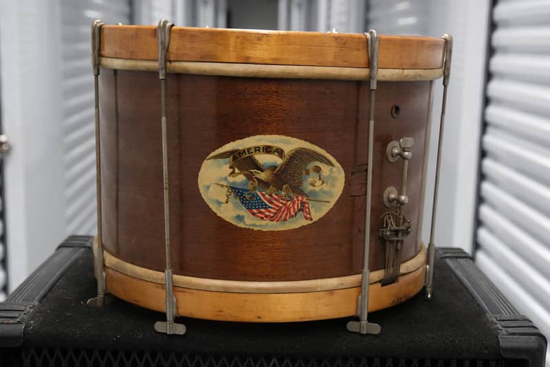 Early 1900's Marching Snare - Field Drum / Floor Tom / Parade Drum - 16x12 image 1