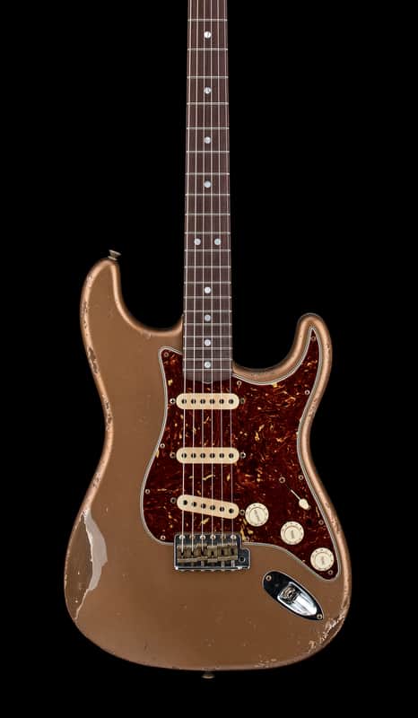 Mint Fender Custom Shop Austin Macnutt Masterbuilt Empire 67 Stratocaster Relic - Firemist Gold #65952 image 1