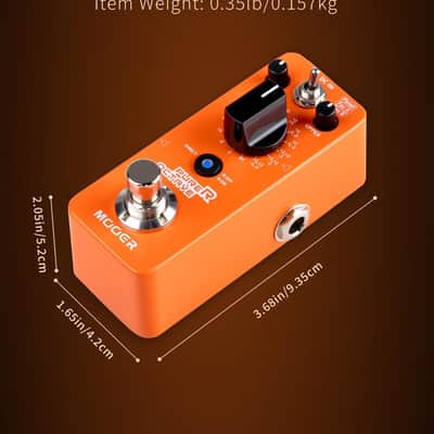 Mooer Purer Octave Micro Seires Overdrive, Boost, Delay, Noise Gate, Flanger (Price includes the import duty for US buyer) image 6