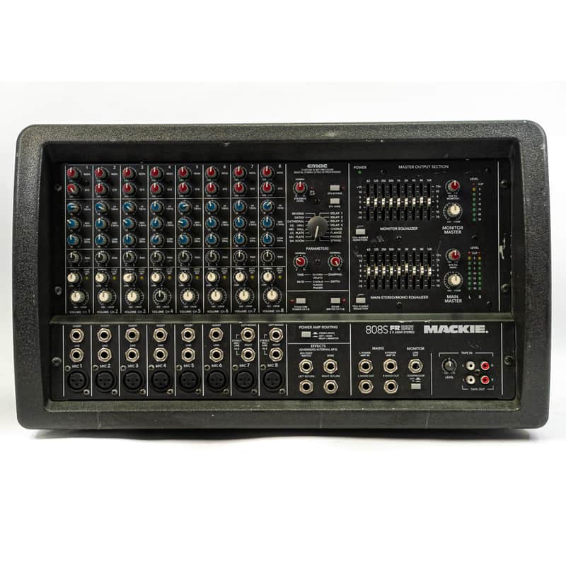 Mackie PPM 808S 8-Channel Powered Stereo Mixer – 1200W – Digital Effects image 1