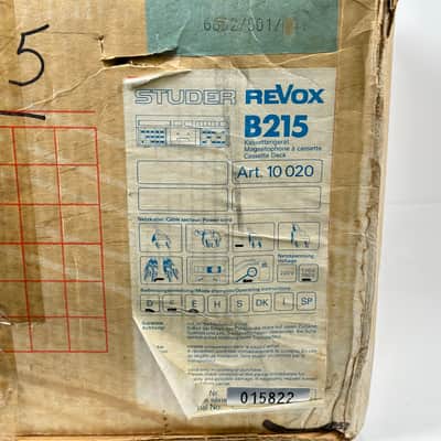 Vintage Revox B215 Cassette Tape Deck w/ Original Box image 5