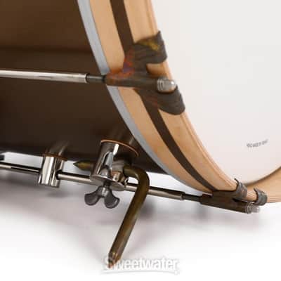A&F Drum Company Maple Club 3-piece Shell Pack - Deco Gold with Nickel Hardware (AF322DGNd1) image 5