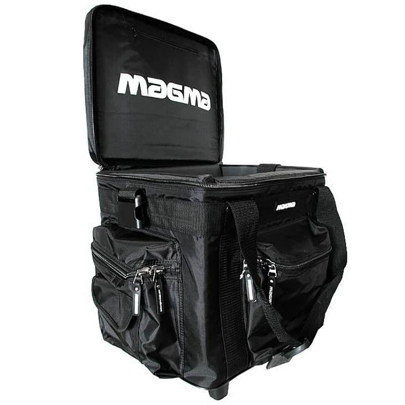 Magma LP100 DJ 12 Inch Vinyl Record Trolley Bag () Black