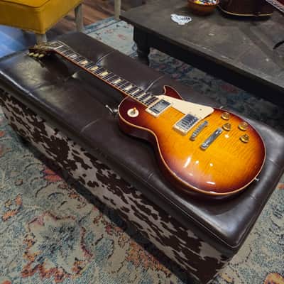 2004 Gibson Custom Shop R9 Les Paul - Art & Historic 1959 Reissue - LPR9 Bourbon Burst - w/OHSC image 9