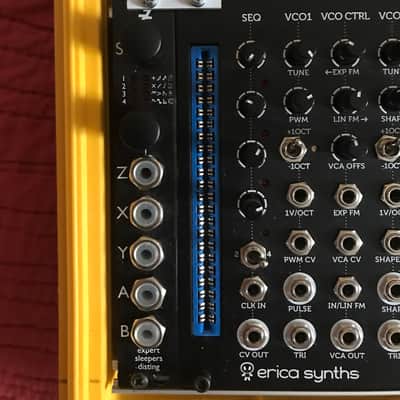 Portable suitcase modular synth : Erica Synths Pico System III + Disting + Sloth image 4