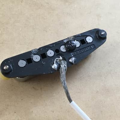 Vintage Original Fender Guitar Neck Pickup Tele American Telecaster USA #048609 Black Bobbin image 4