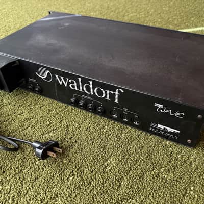 Waldorf Microwave Rackmount Wavetable Synthesizer 1989 - Blue image 6