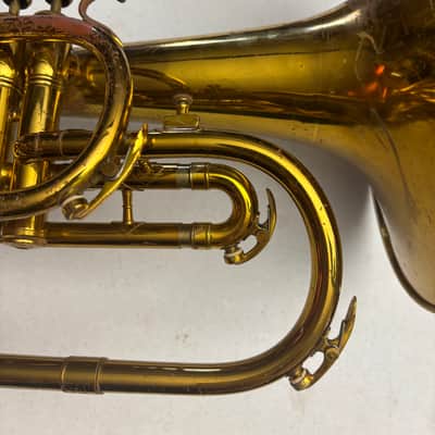 King 1120 Mellophone in F w/ Original Case & Accessories image 11