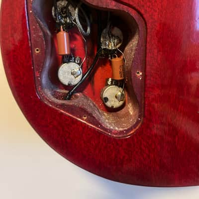 Greco EG Single Cutaway Standard 1979 - 1992 - Cherry Sunburst image 9