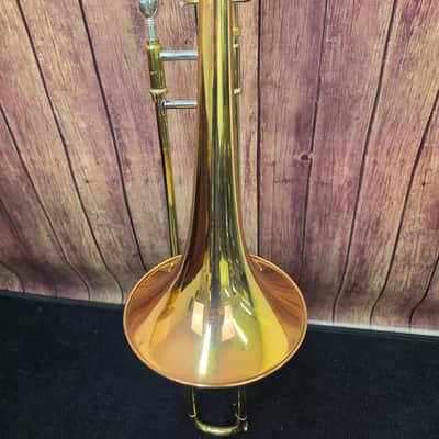Yamaha YSL-356R intermediate F-Attachment Trombone - Made in Japan - Rose Brass Bell image 13