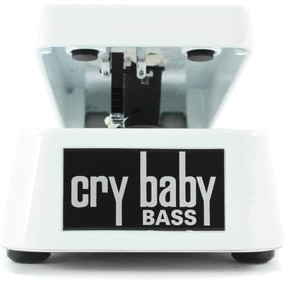Dunlop Cry Baby 105Q Bass Wah Wah Guitar Effects Pedal, White image 1