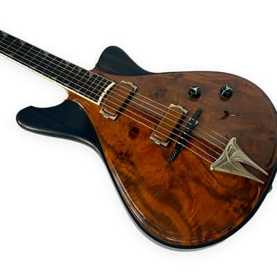 Jesselli Guitars Modernaire Circa 1989-1990 Natural Walnut & Ebony (Authorized Jesselli Dealer) *Final price drop* image 2
