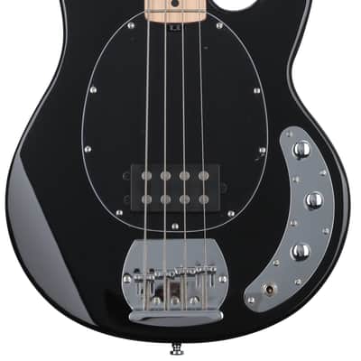 Sterling By Music Man StingRay RAY4 Bass Guitar - Black (RAY4Bkd1) image 8