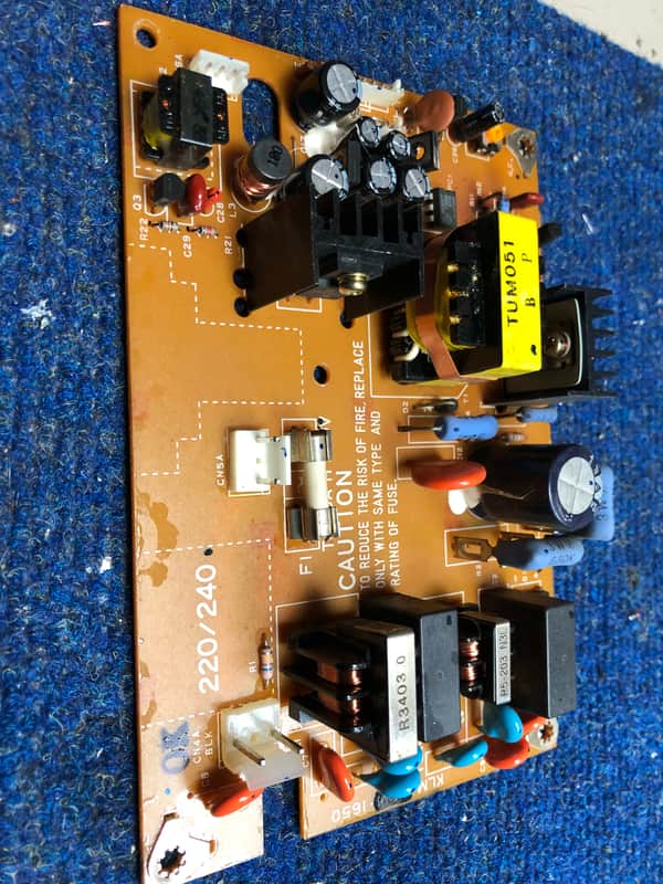 Korg X3 power supply board image 1