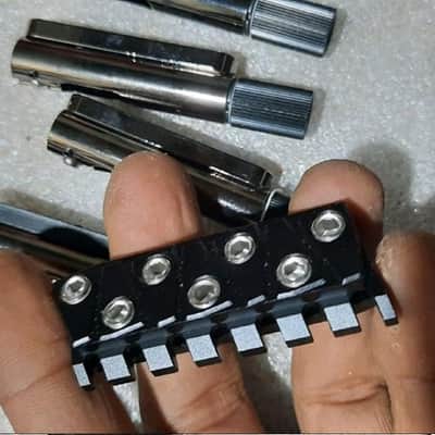 Strandberg EGS Rev7 MonoRail Bridge Tuner Assemblies - Chrome | Boden NX 7 String | DHL Express fees Included | image 5