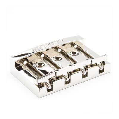 Leo Quan® Badass I™ Bass Bridge, 4 String-Chrome image 2