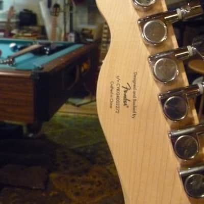 Squier Affinity Telecaster Thinline 2025 Sunburst image 7