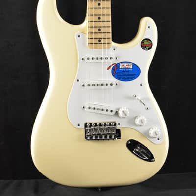 Fender Jimmie Vaughan Tex-Mex Strat Olympic White Maple Fingerboard image 1