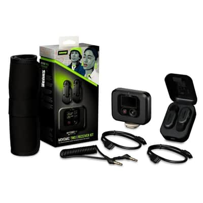 Shure MoveMic Two Channel Wireless Lavalier Microphone Receiver Kit, Z7 image 13