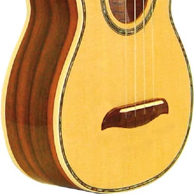 Oscar Schmidt OU3-R Concert Ukulele. Natural Spruce image 3