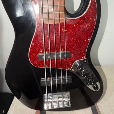 Fender Deluxe Active Jazz Bass V 2000 - Black image 2