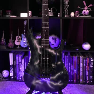 Kramer NightSwan 1989 Lightning Graphic image 2