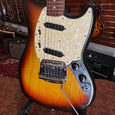 Fender Mustang Guitar with Rosewood Fretboard 1972 - 1978 - Sunburst image 1