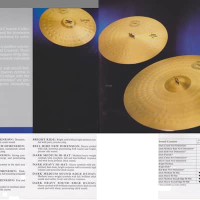 Paiste 20" Sound Creation New Dimension Dark Ride Cymbal 1985 - 1994 - Traditional - VIDEO image 10