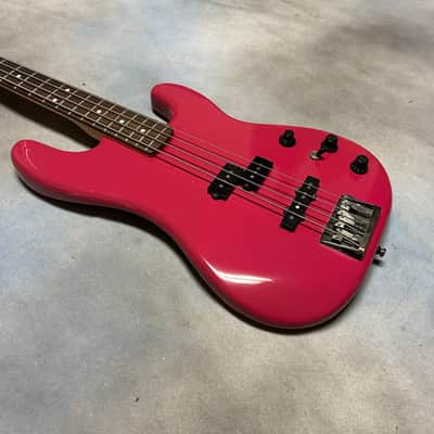 1989 Fender Jazz Bass Special  Razz Berry MIJ image 8