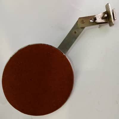 *Slingerland Red-Felt External Bass Drum Muffler Radio King Clamp-On Hoop-Mount* image 4