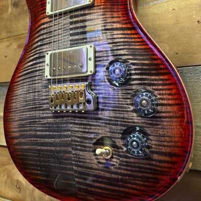 2022 PRS DGT 10-Top Charcoal Cherry Burst w/case image 3