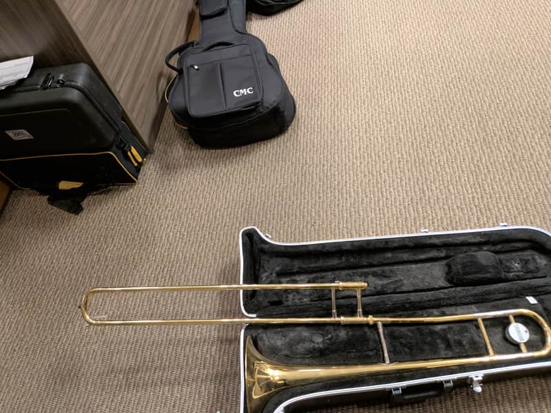 Yamaha YSL-354 Standard Trombone 2010s - Lacquered Brass image 1