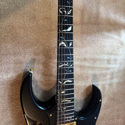 Ibanez Pia Onyx Black with matching DiMarzio Strap (2024) image 15