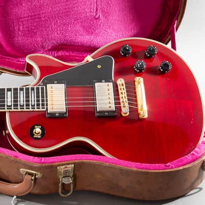2015 Gibson Custom Shop Les Paul Custom Figured Trans Red w/ OHSC & COA image 1