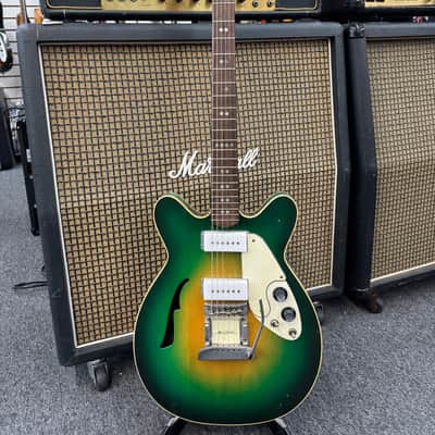 Micro-Frets Spacetone 70s - Martian Green Burst image 5