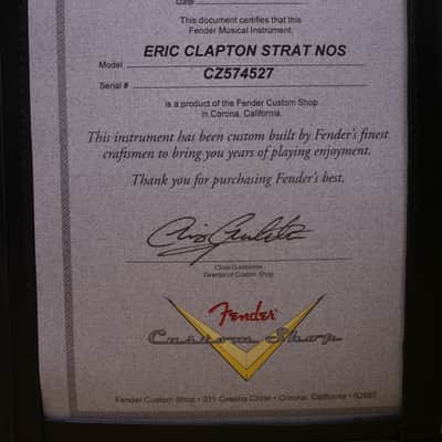 2024 Fender Custom Shop Eric Clapton Signature Stratocaster NOS Mercedes Blue image 15