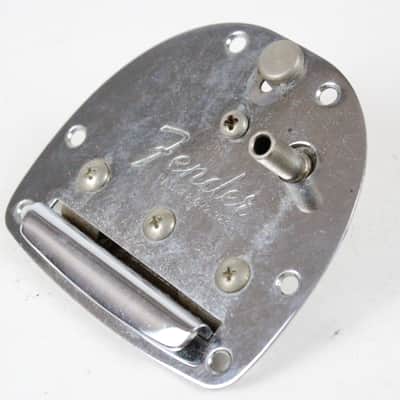 1963 Vintage Fender Jazzmaster Jaguar Tremolo Vibrato Tailpiece w/Original Arm & Screws USA 1960s Pre-CBS L-Series image 3