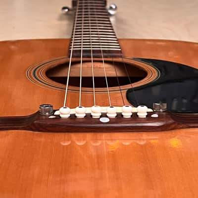 Pan H490 60’s-70’s Orchestra Size Vintage Acoustic Guitar Made In Japan image 4