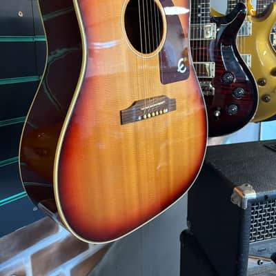 Epiphone FT-79 Texan USA Vintage Sunburst Acoustic Guitar image 6