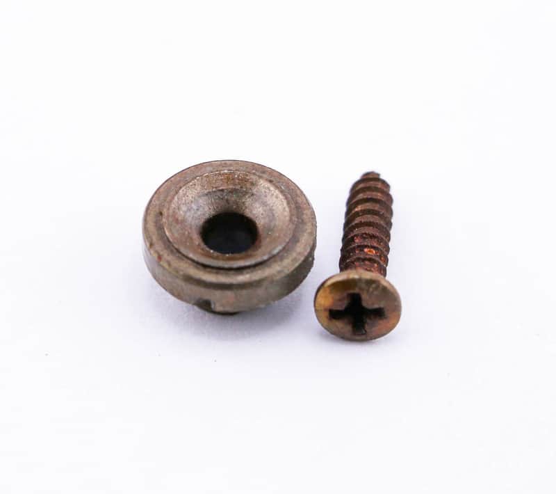 AGP ™ - Telecaster ® - Relic Aged Nickel Vintage Round String Tree and Screw #8162470 image 1