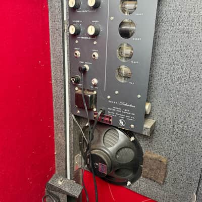 Silvertone 1457 Amp in Case w/ Footswitch 1960's - Sparkle Burst image 12